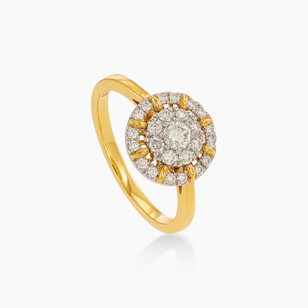 Diamond Ring in 750/18K Yellow and White Gold 274910426(R)