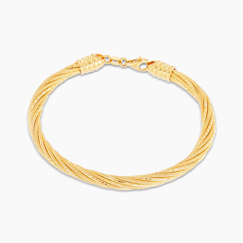 CAVO | Oro Italia 916 Yellow Gold Bangle GB89530123(9)-Y (22K Gold)