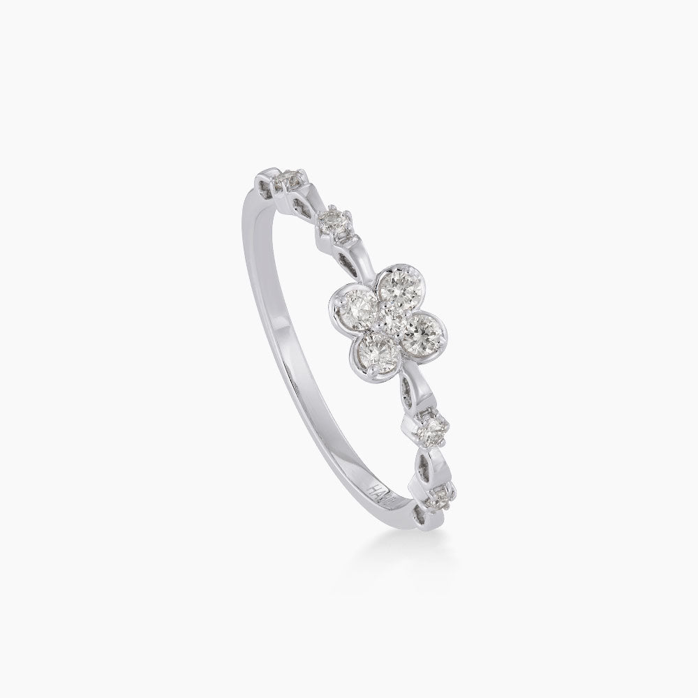 Diamond Ring in 375/9K White Gold 268470126(9C)