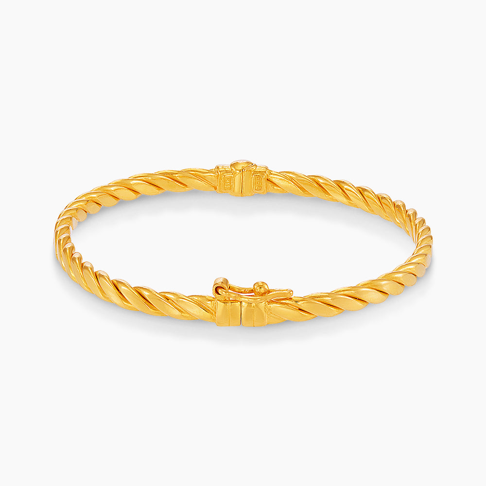 916/22K Yellow Gold Bangle 6200208Y(B)