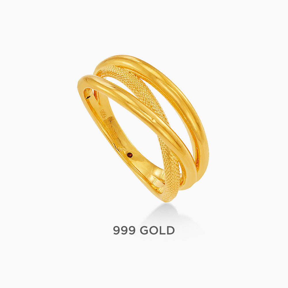 999/24K Yellow Gold Ring 9200033Y