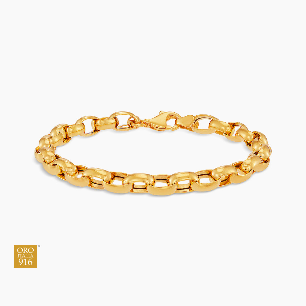 Oro Italia 916 Yellow Gold Bracelet GW55540426 (22K Gold)