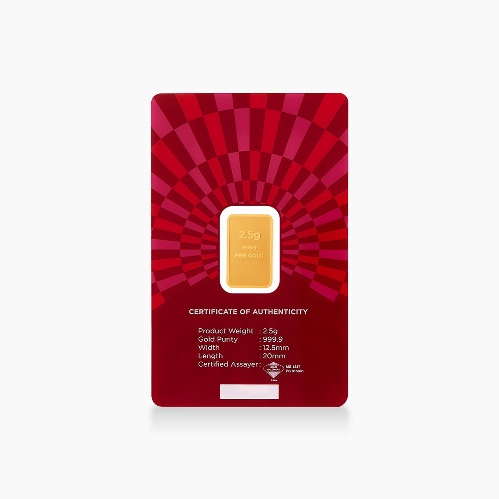 HABIB 2.5g 999.9 Gold Bar (Chahya)