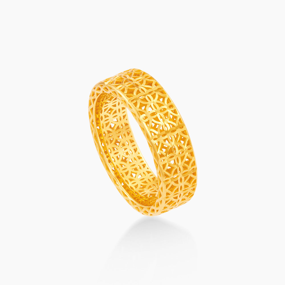 916/22K Yellow Gold Ring KF29090325