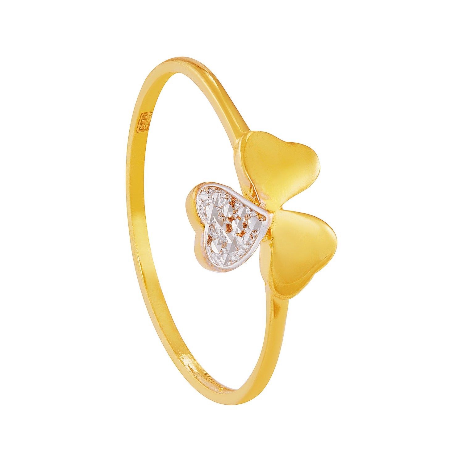 916/22K Yellow and White Gold Ring 6200059YW