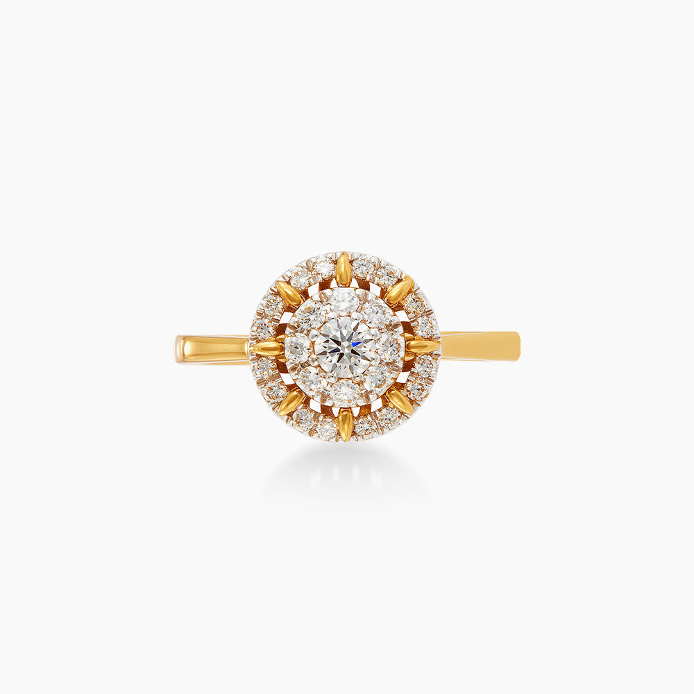 Diamond Ring in 750/18K Yellow and White Gold 274910426(R)