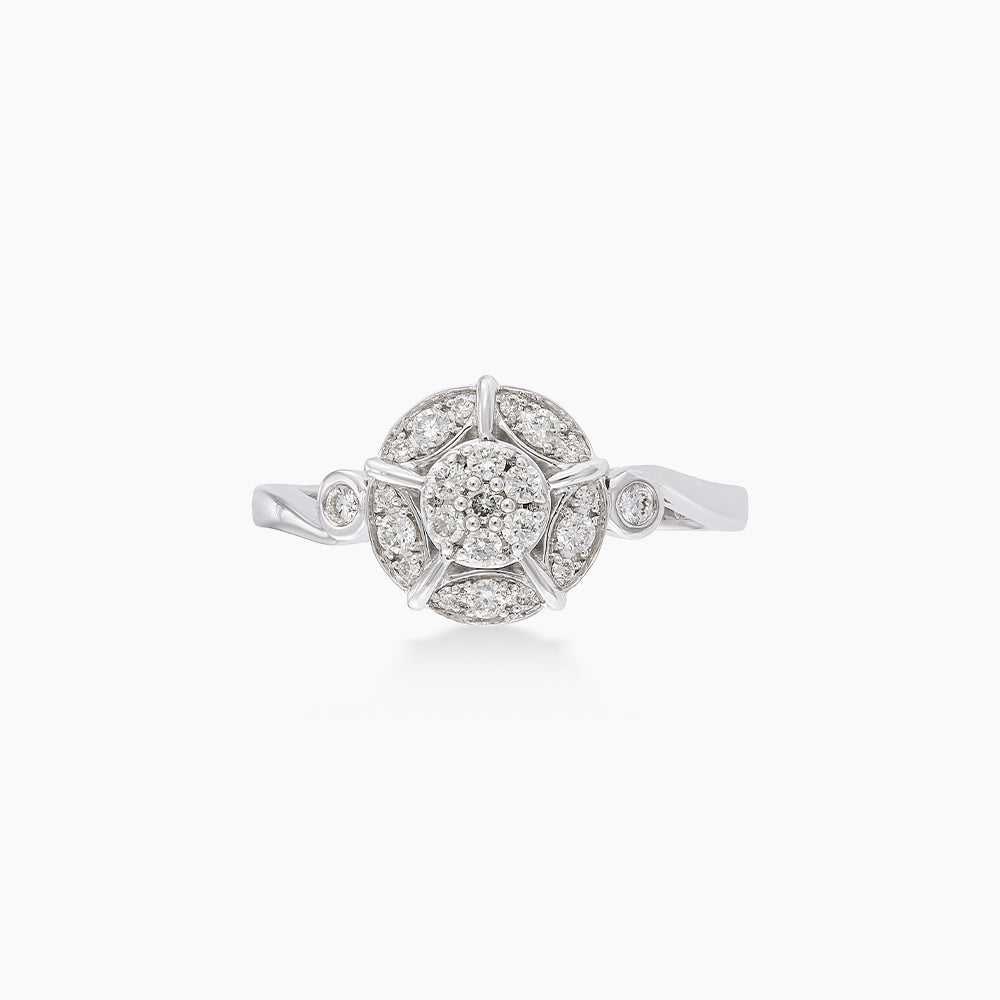 Diamond Ring in 750/18K White Gold Ring 274290126(R)