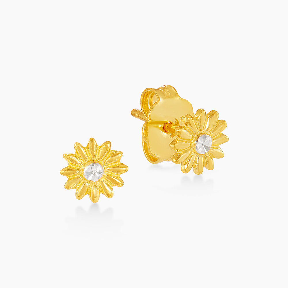 916/22K Yellow and White Gold Earrings 6300038YW
