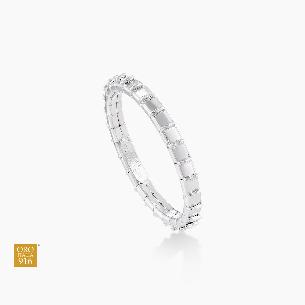 Oro Italia 916 White Gold Ring GR62130426(2W) (22K Gold)