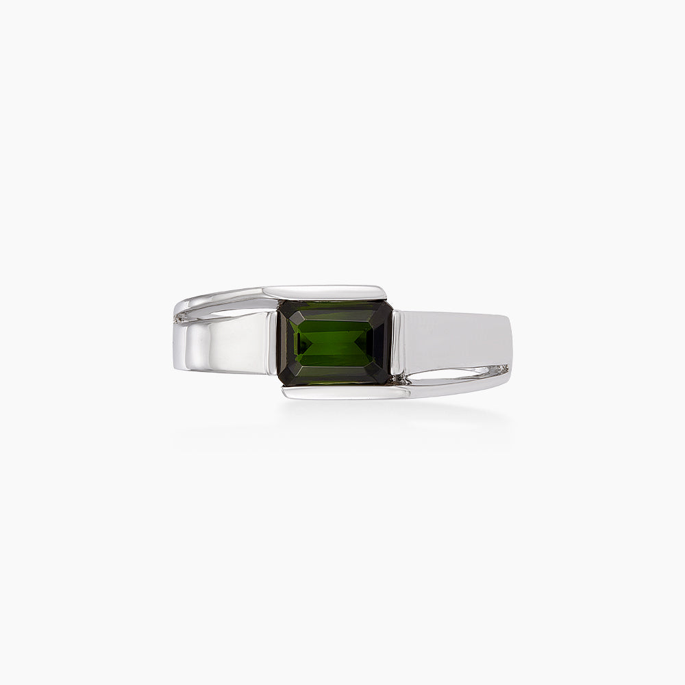 Toumarline Men's Ring in 925 Silver Palladium A05650820(PLD)