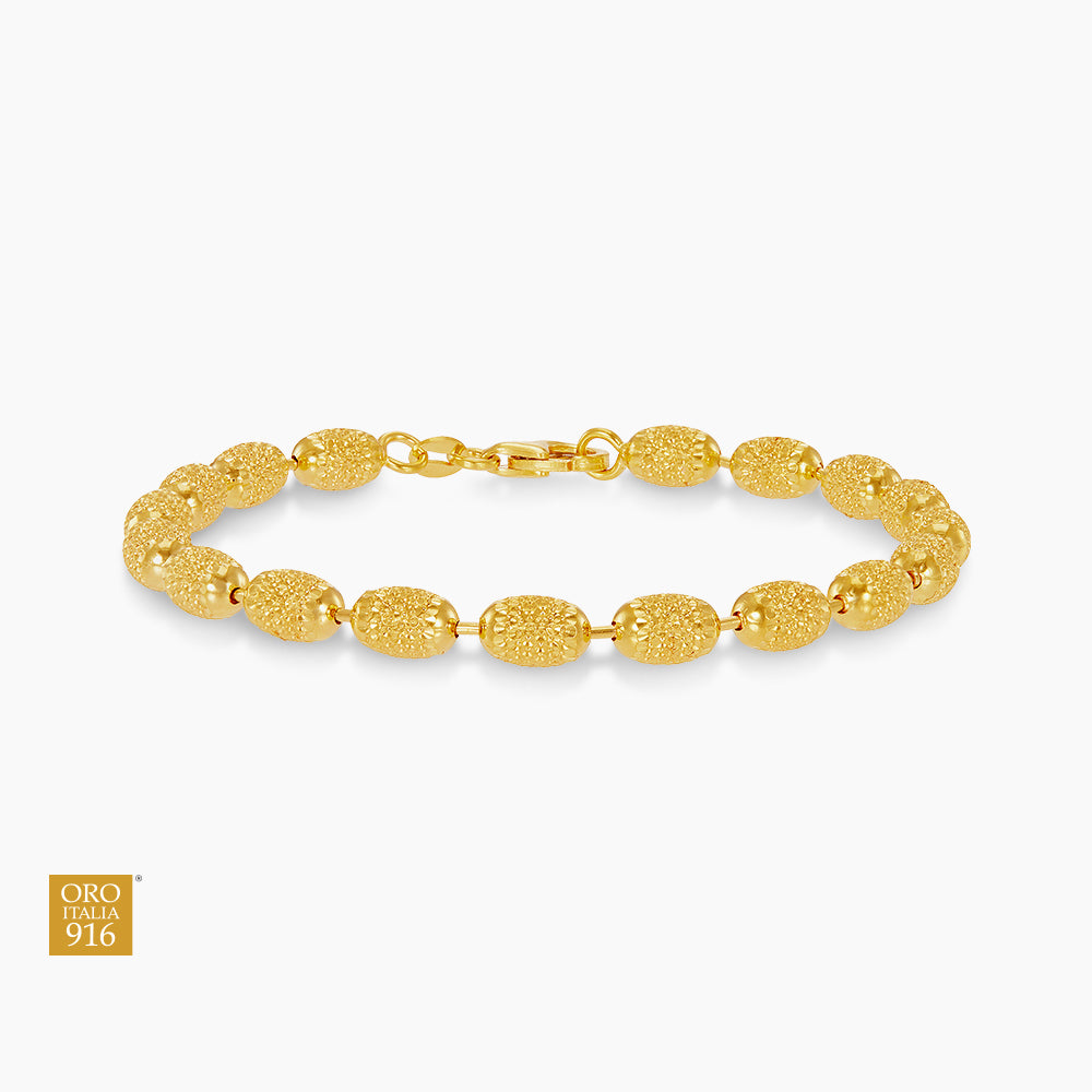 Oro Italia 916 Yellow Gold Bracelet GW51060426(500Y) (22K Gold)