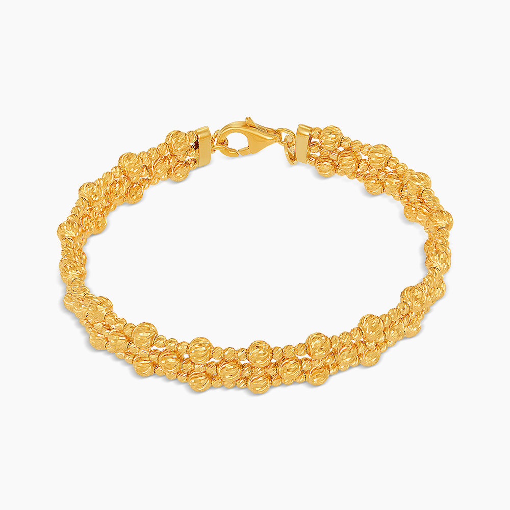 916/22K Yellow Gold Bangle GB95610426(04Y) (22K Gold)