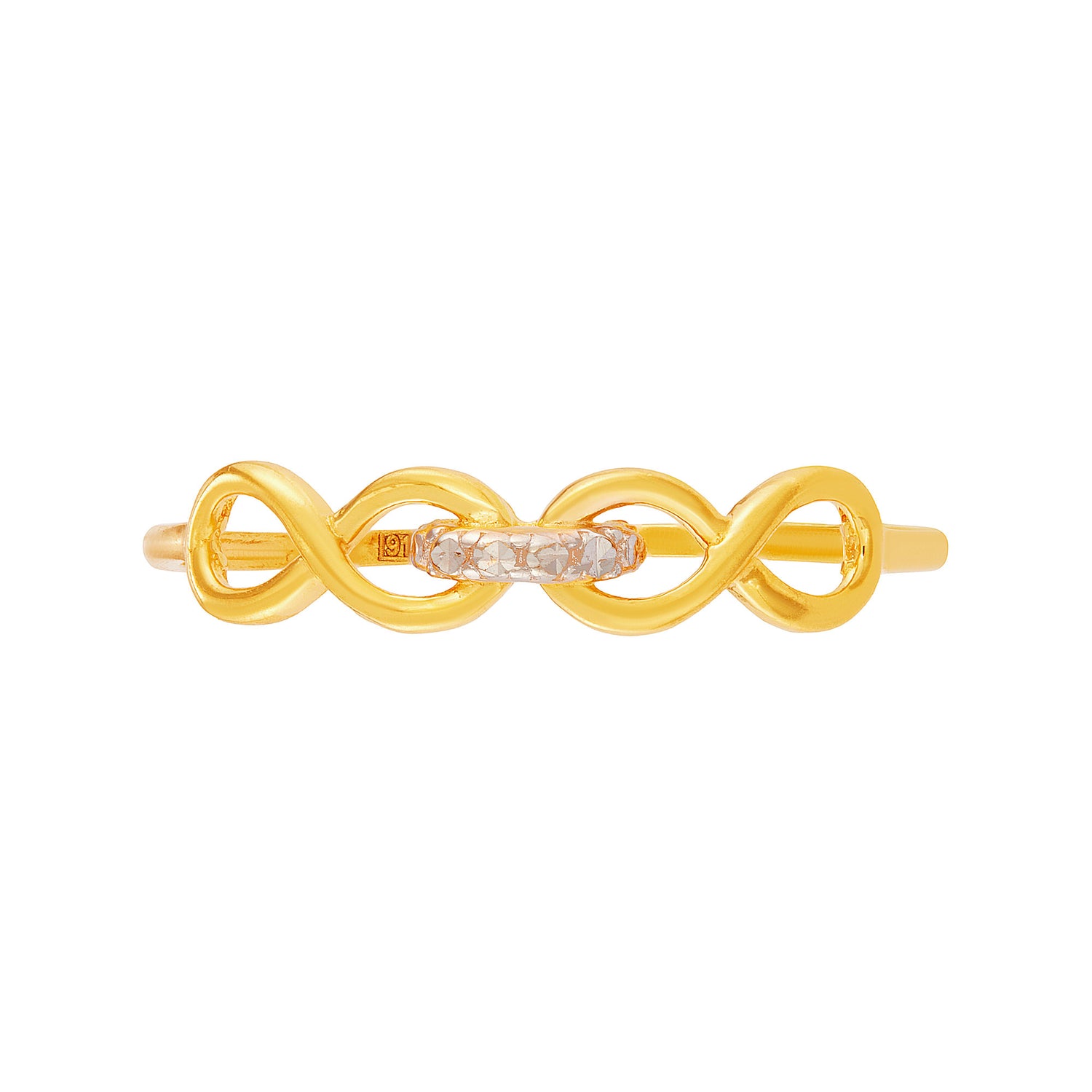 916/22K Yellow and White Gold Ring 6200072YW