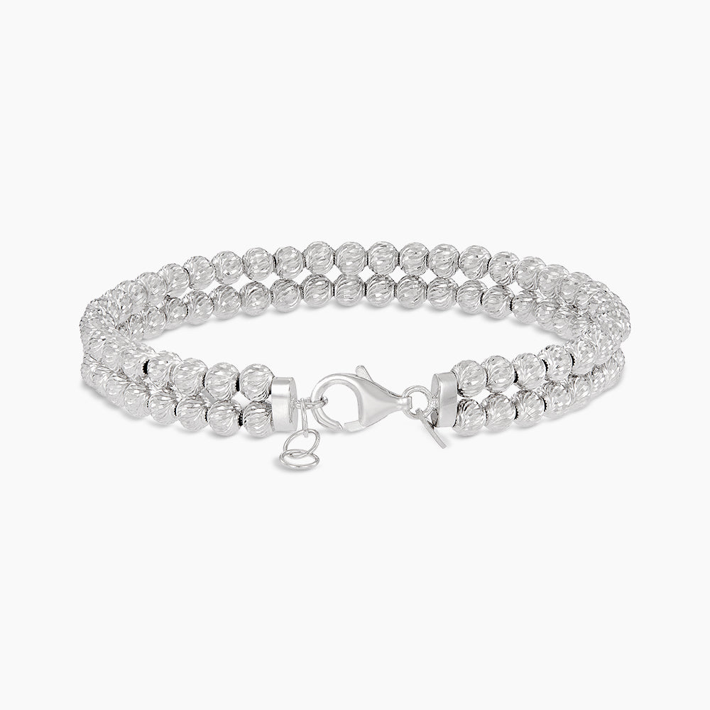 Oro Italia 916 White Gold Bangle GB95590426(04W) (22K Gold)