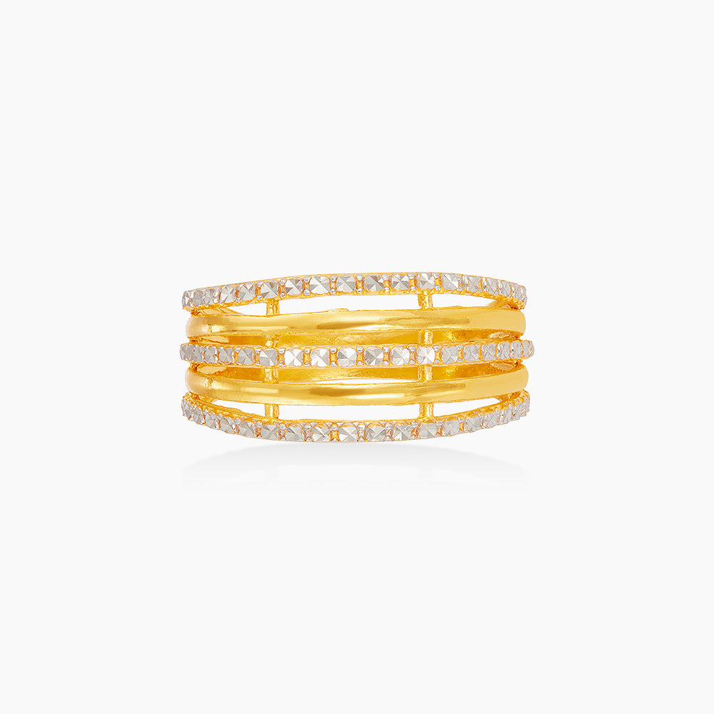 916/22K Yellow and White Gold Ring 6200195YW