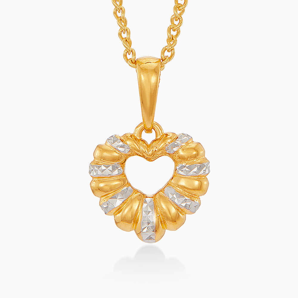 916/22K Yellow and White Gold Pendant 6400019YWS