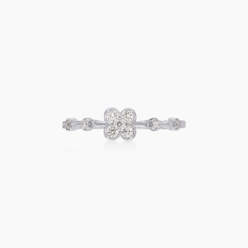 Diamond Ring in 375/9K White Gold 268470126(9C)