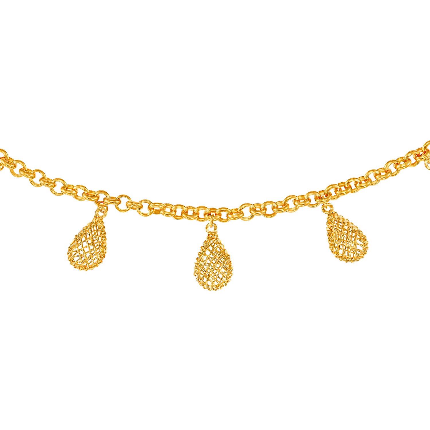 916/22K Yellow  Gold Bracelet TWSA-031224
