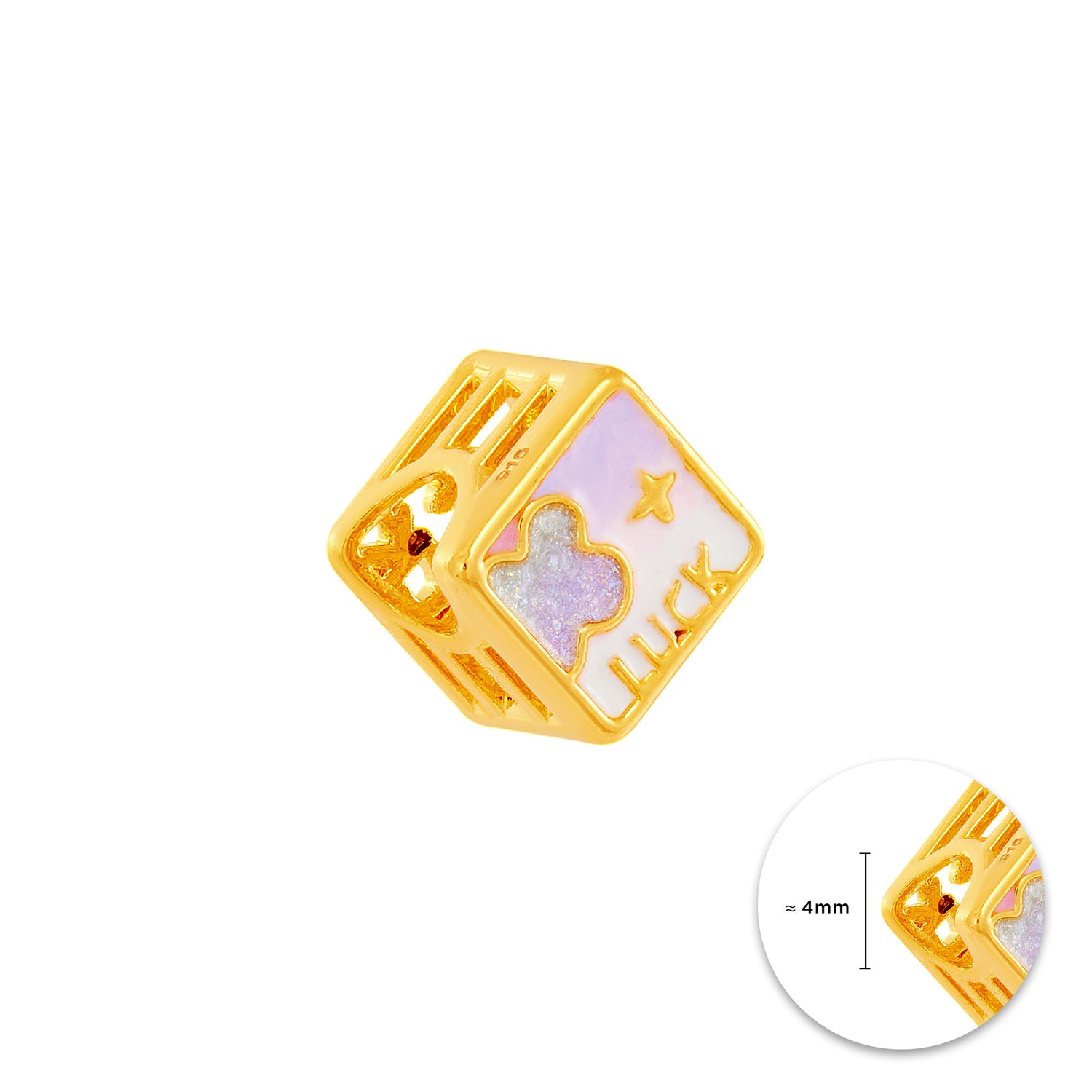 916/22K Yellow Gold Charm PD910325