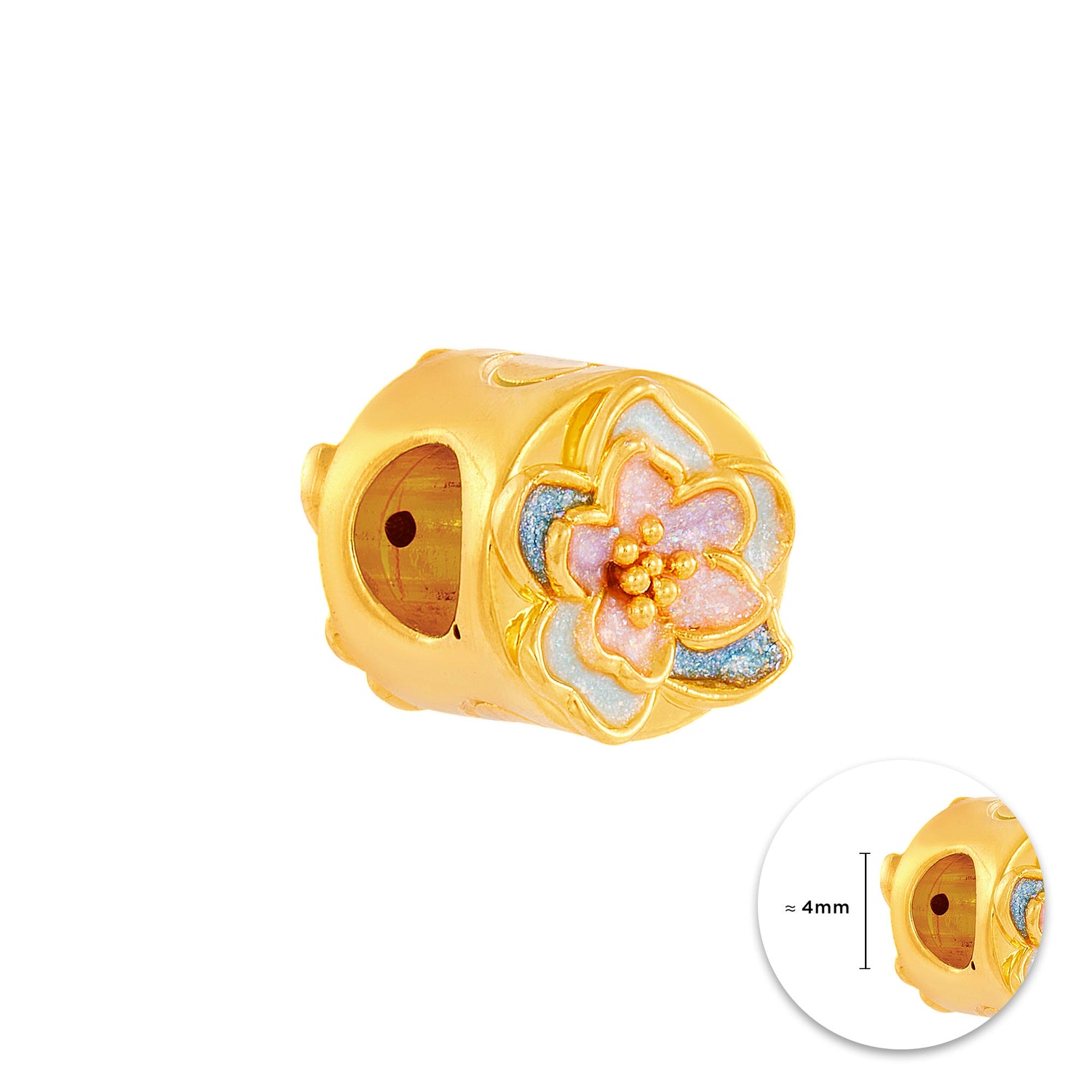 916/22K Yellow Gold Charm PD930325