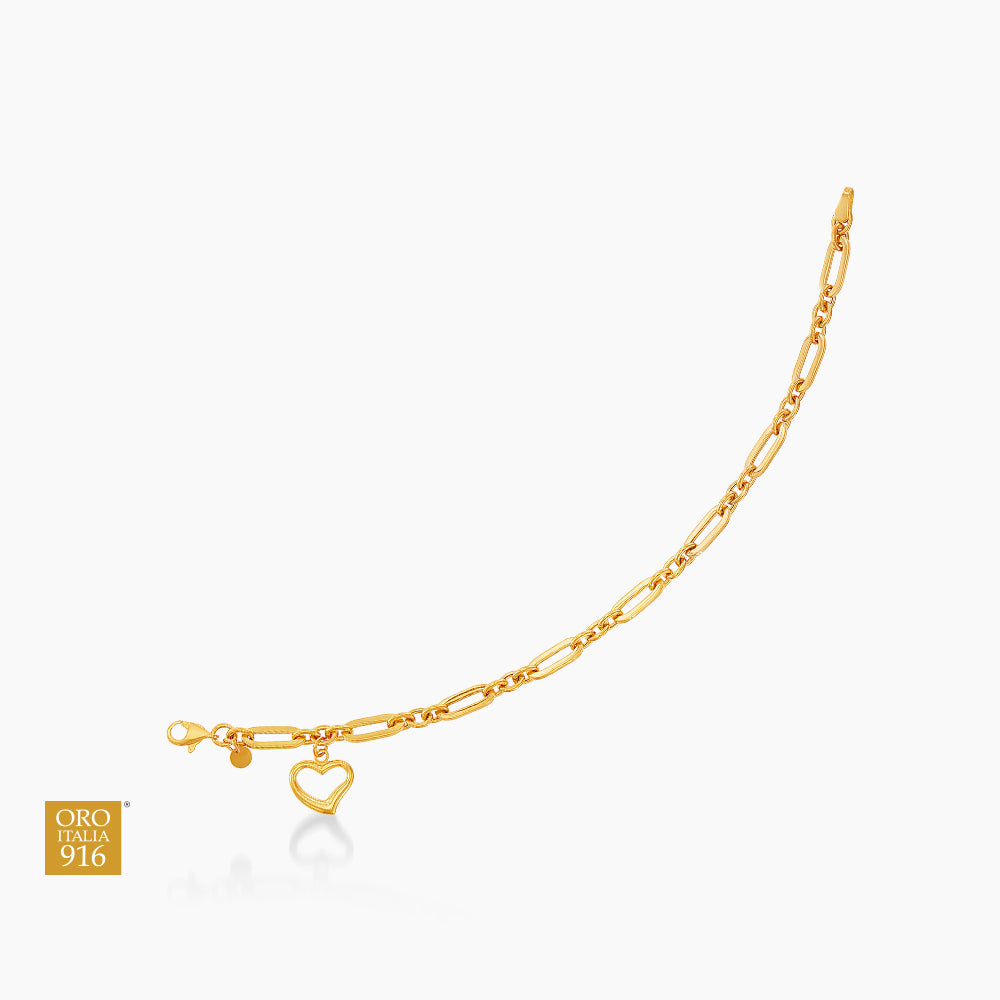 Oro Italia 916 Yellow Gold Bracelet GW44380923 (22K Gold)