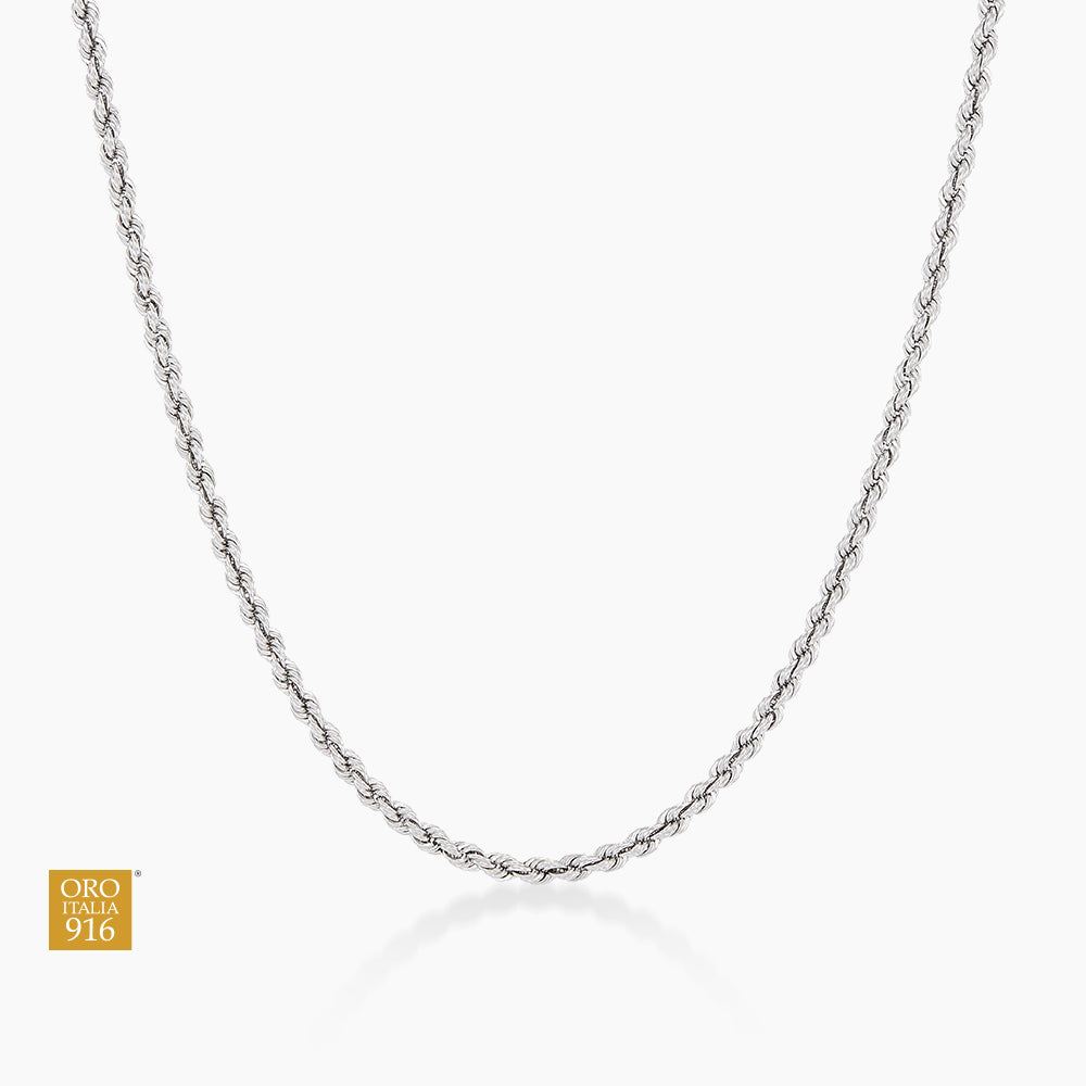 Oro Italia 916 Yellow Gold Necklace GC33420626(050W) (22K Gold)