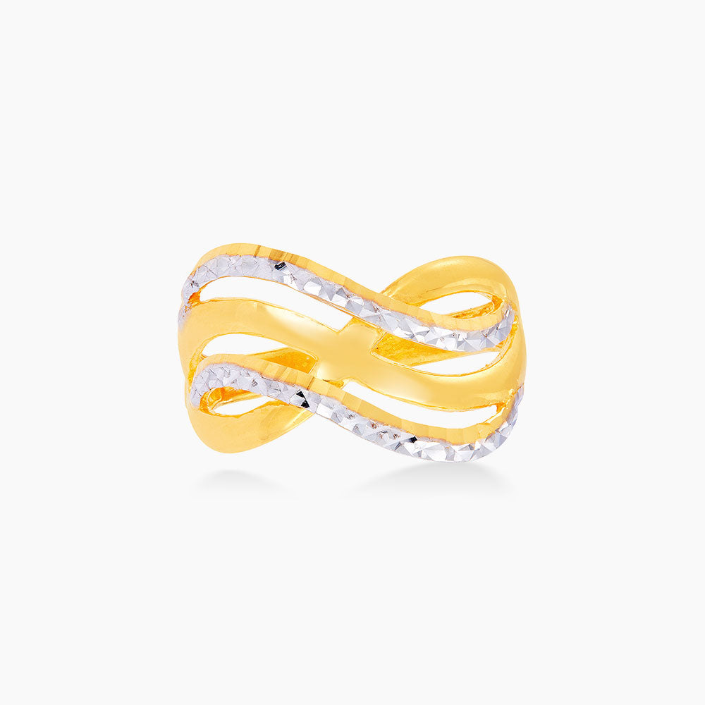 916/22K Yellow and White Gold Ring R14430923