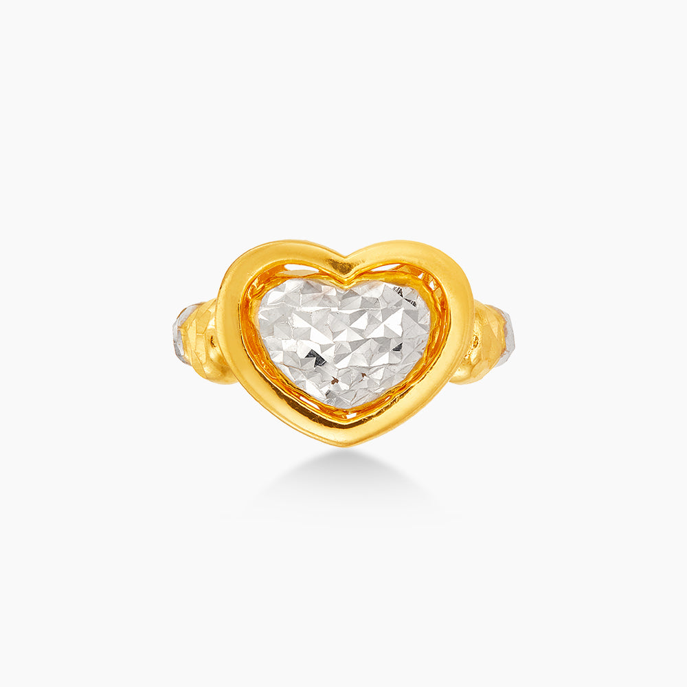 916/22K Yellow and White Gold Ring R27430524