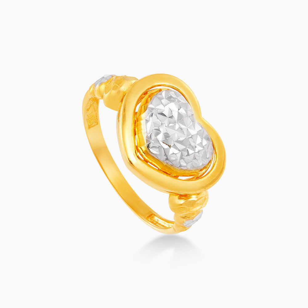 916/22K Yellow and White Gold Ring R27430524