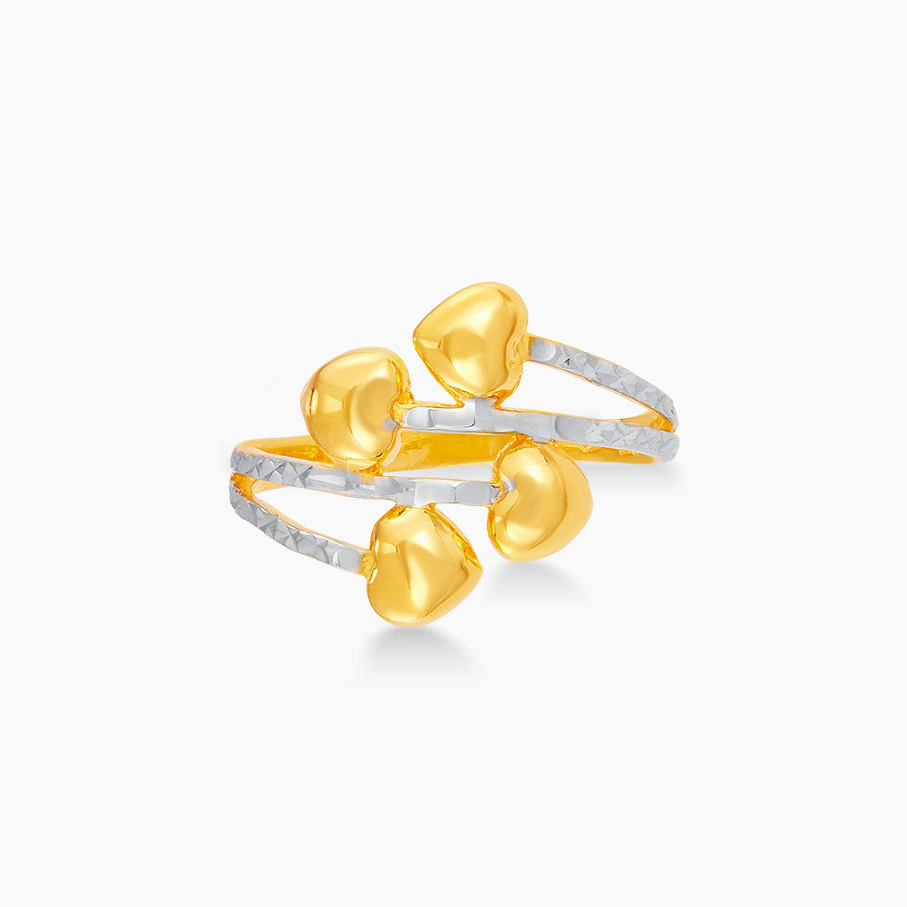 916/22K Yellow and White Gold Ring R28061224
