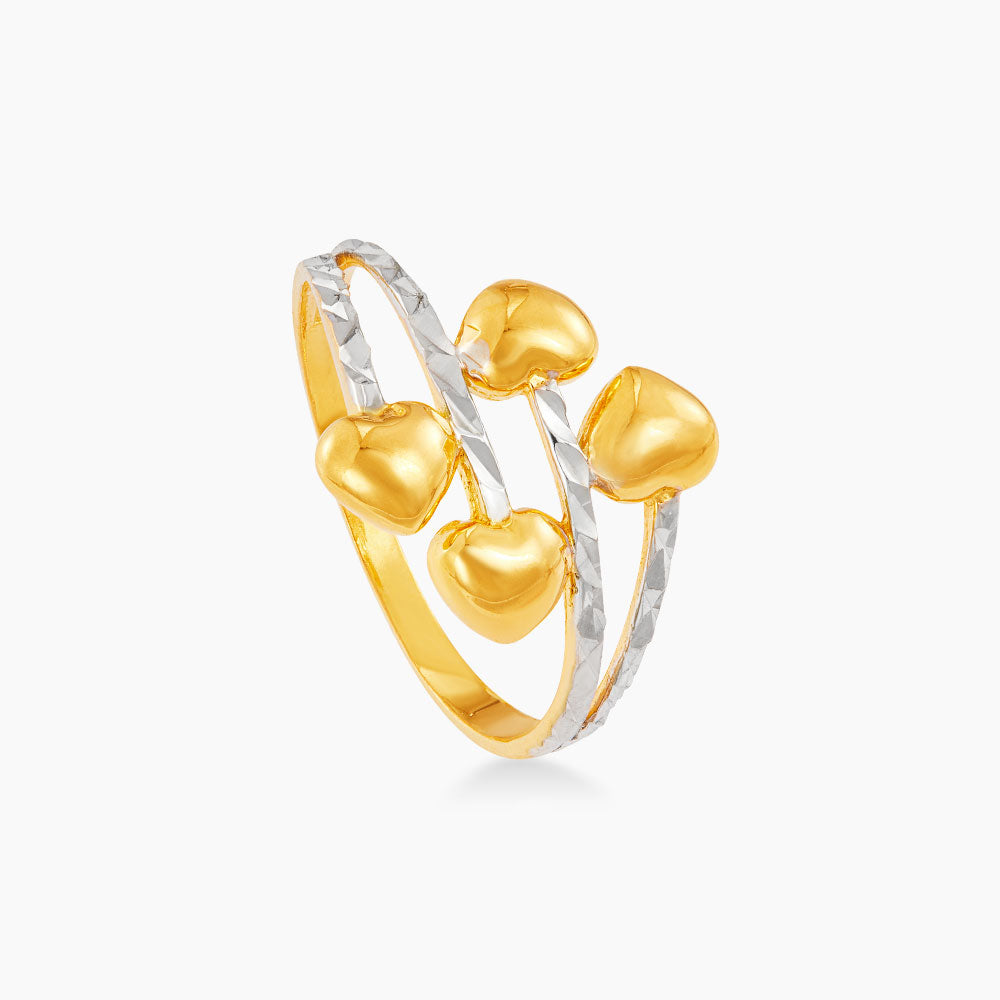 916/22K Yellow and White Gold Ring R28061224
