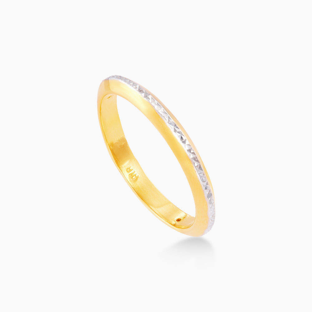 916/22K White and Yellow Gold Ring R4984(1)