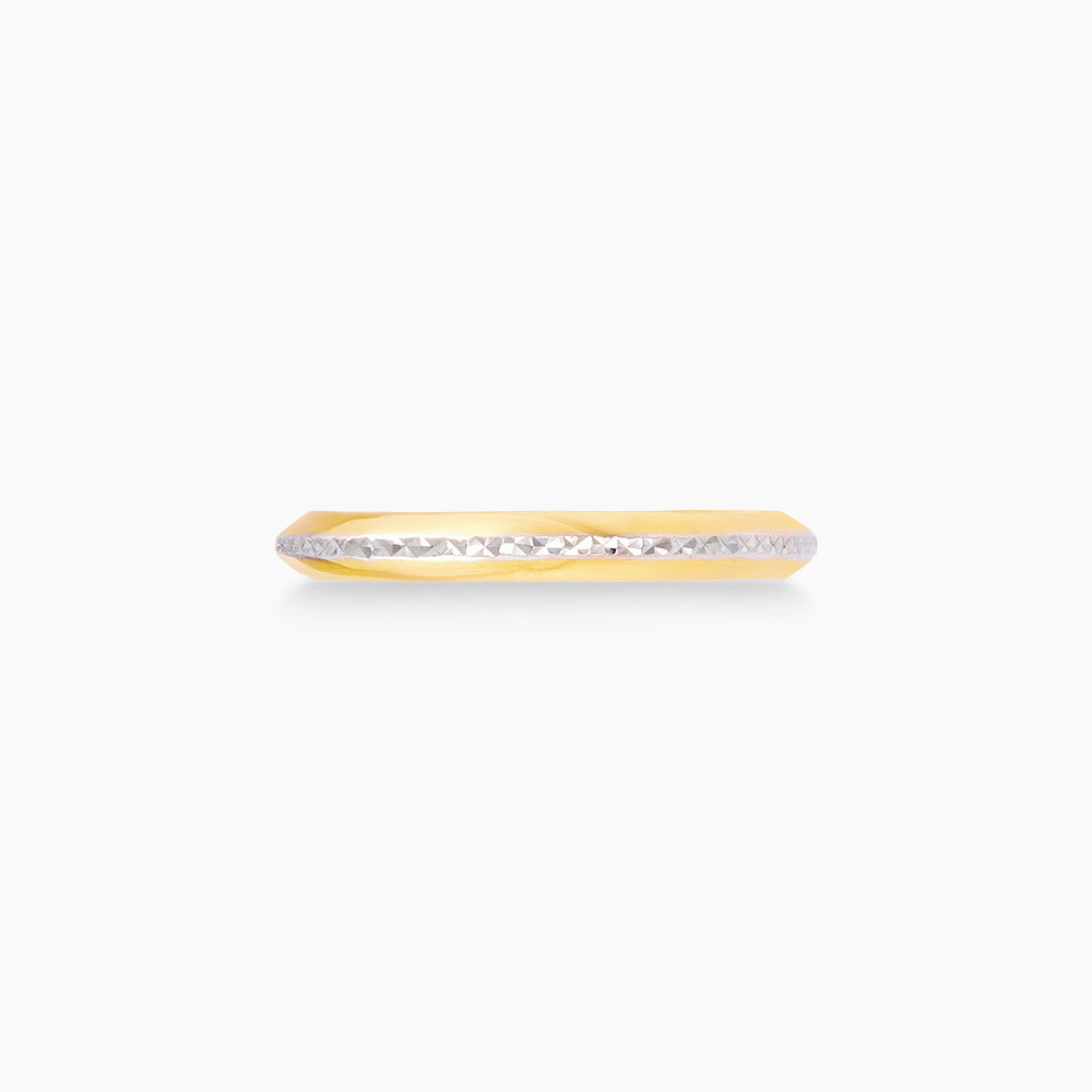 916/22K White and Yellow Gold Ring R4984(1)