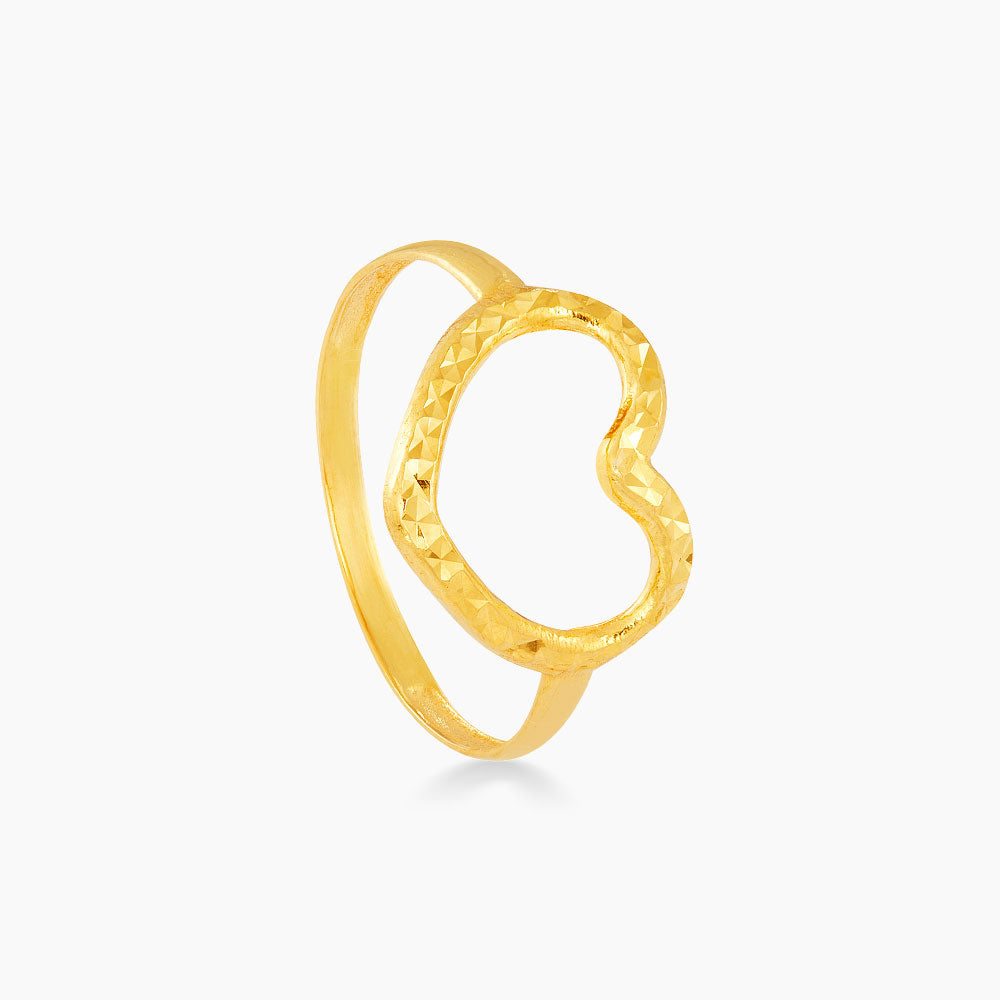 916/22K Yellow Gold Ring (Heart) R5460923(C)