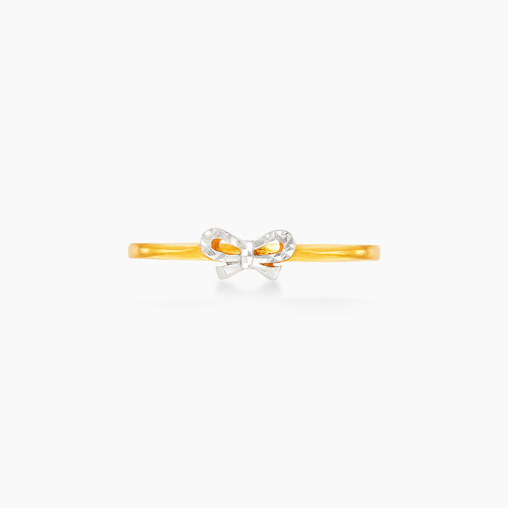 916/22K Yellow and White Gold Ring R5540