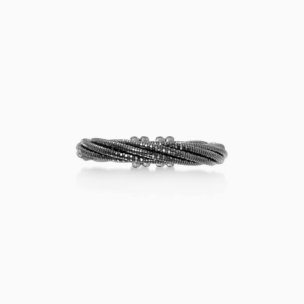CAVO | Oro Italia 916 Gold Ring (Black) GR57440526(7BLK) (22K Gold)