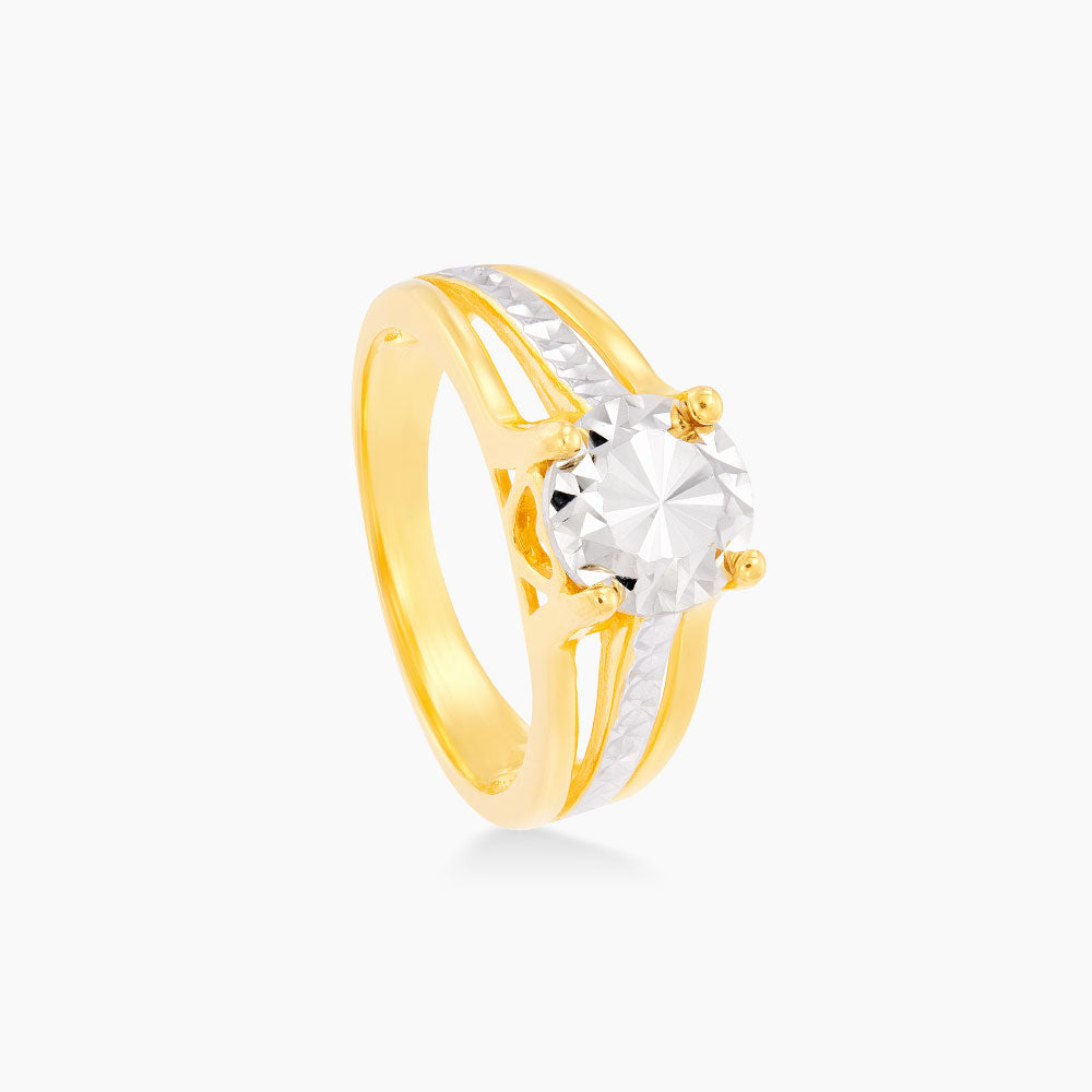 916/22K Yellow and White Gold Ring R65170422
