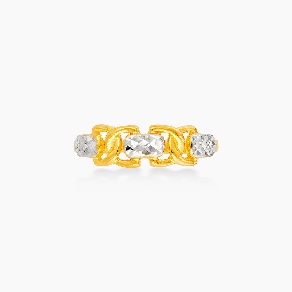 916/22K Yellow and White Gold Ring RG16970524