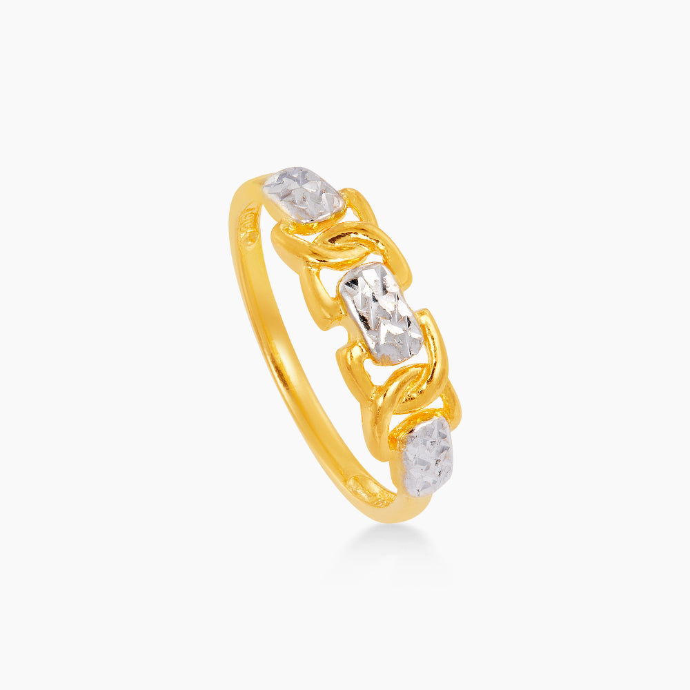 916/22K Yellow and White Gold Ring RG16970524