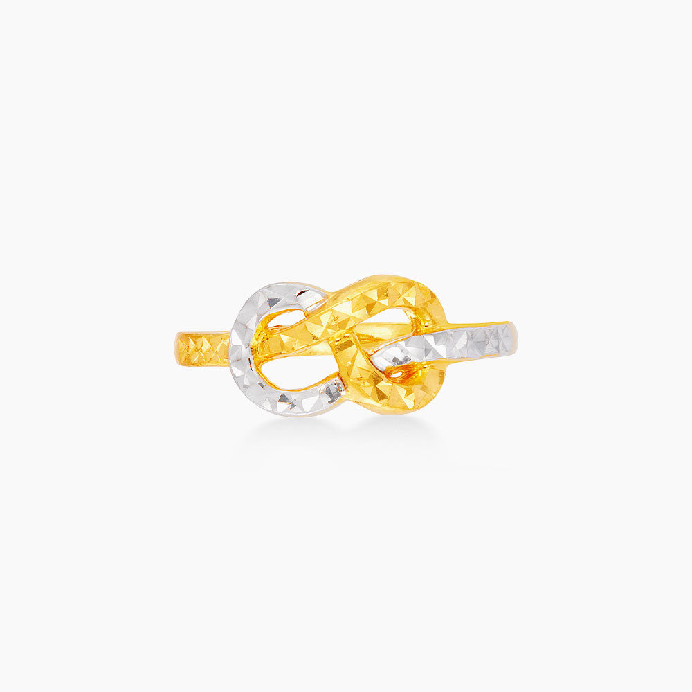 916/22K Yellow and White Gold Ring RG17540725(C)-BI