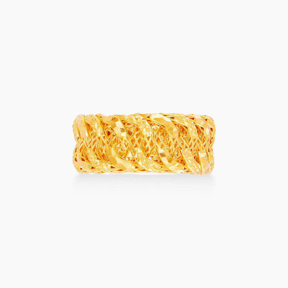 916/22K Yellow Gold Ring RRM044051024(A)