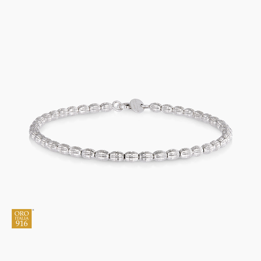 Oro Italia 916 White Gold Bracelet GW55440426(03W) (22K Gold)