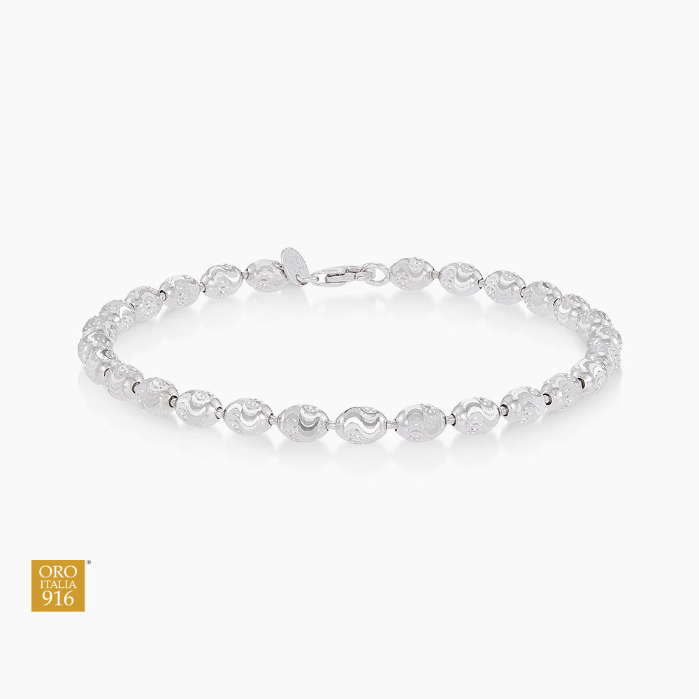 Oro Italia 916 White Gold Bracelet GW54200925(W) (22K Gold)