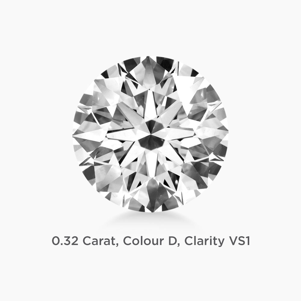 HABIB GIA Certificated Diamond 0.32ct, D, VS1