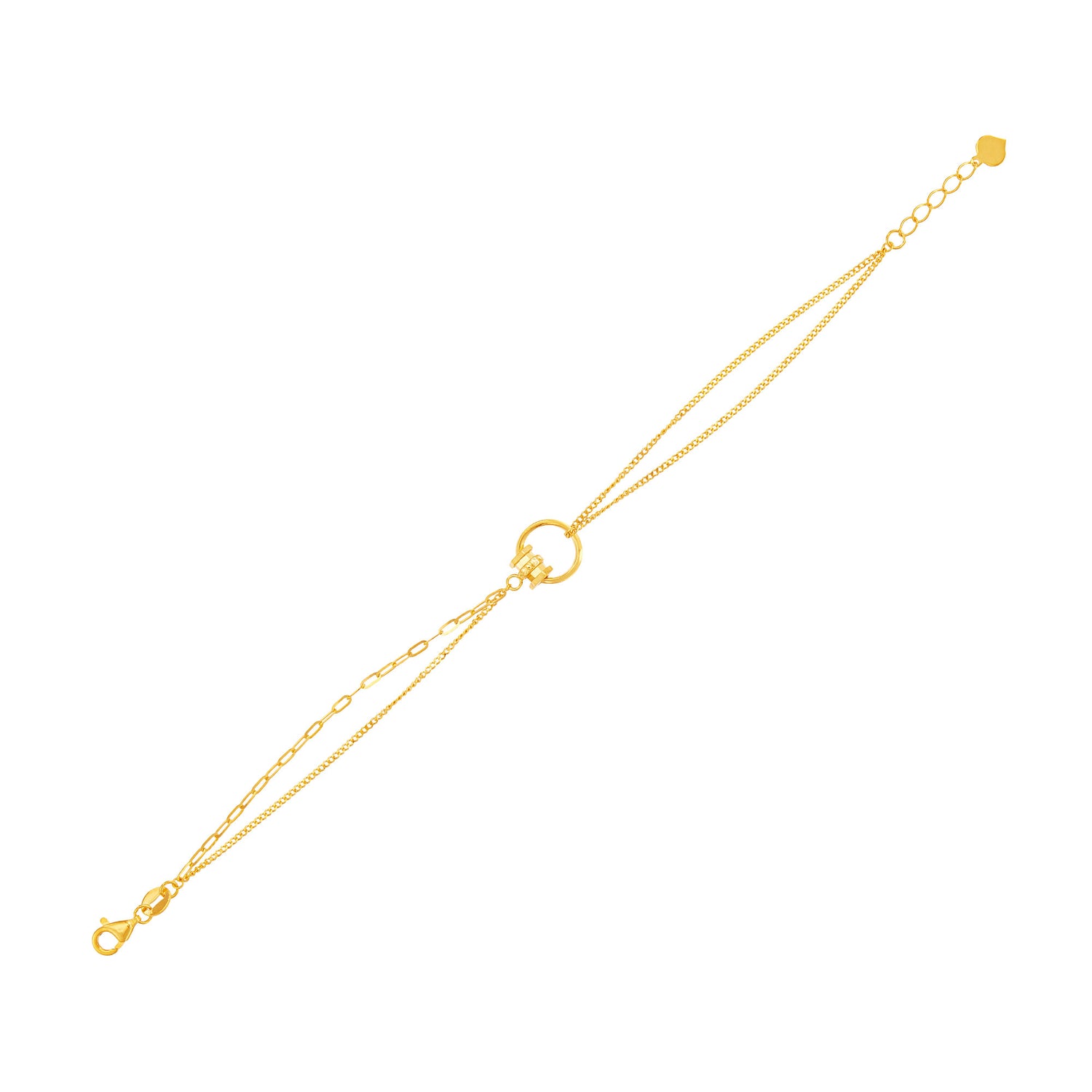 916/22K Yellow Gold Bracelet 22HXBL080624