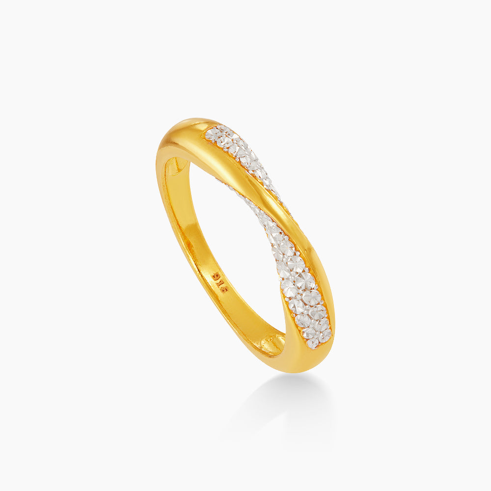 916/22K Yellow and White Gold Ring 6200206YW