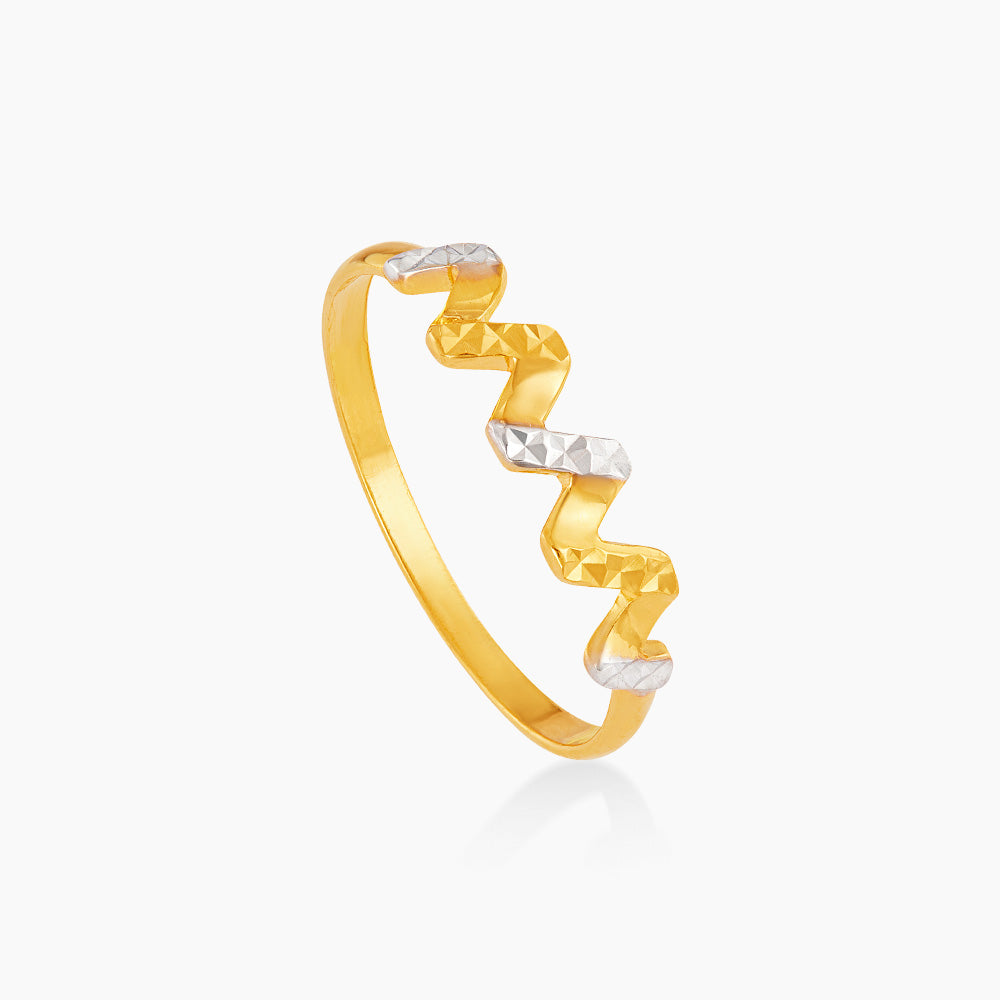 916/22K Yellow and White Gold Ring 6200176YW