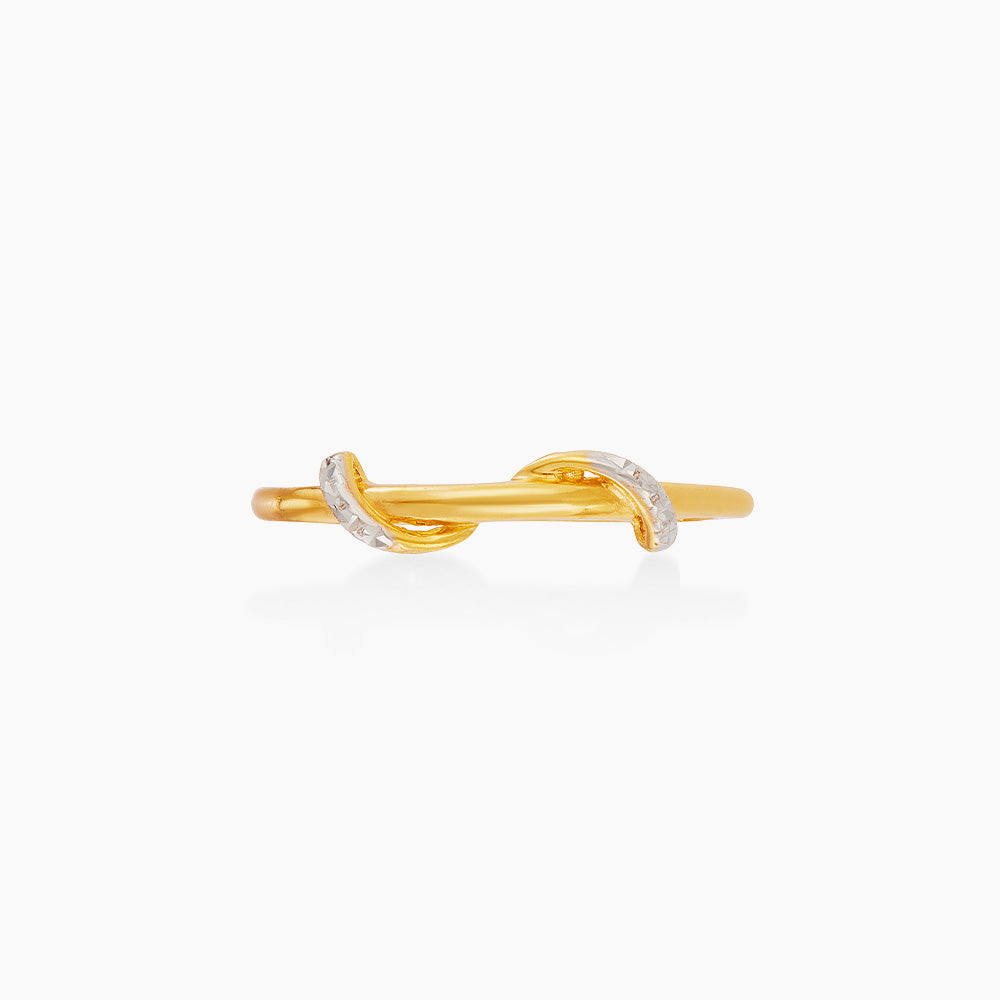 916/22K Yellow and White Gold Ring 6200099YW