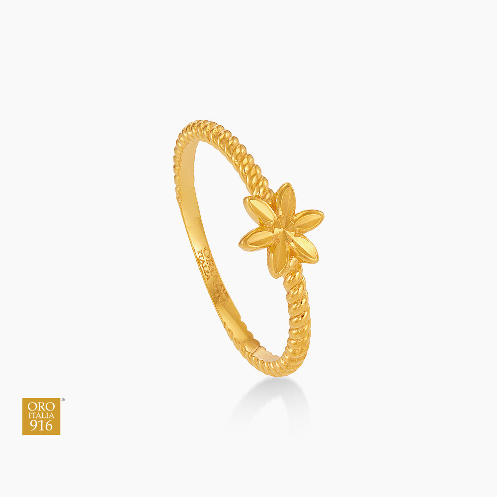 Oro Italia 916 Yellow Gold Ring GR62530526 (22K Gold)