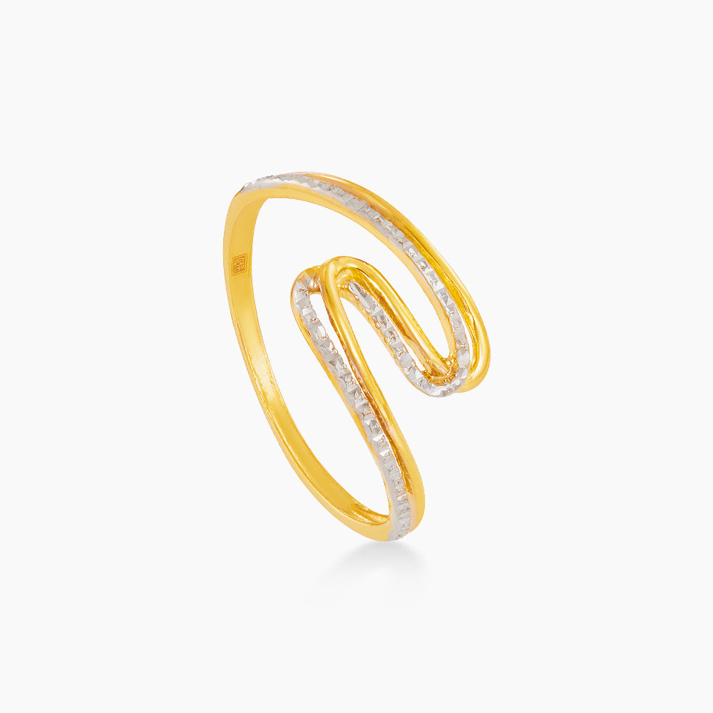 916/22K Yellow and White Gold Ring 6200189YW